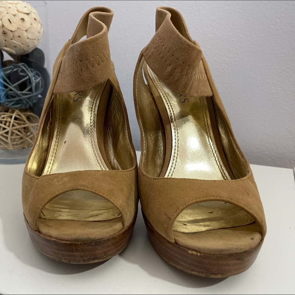 Bakers Nude Sandal Heels